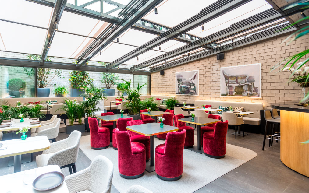 Retractable pergola roof UAE