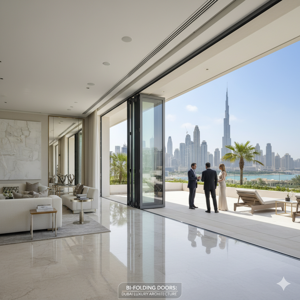 Bi-folding doors in Dubai